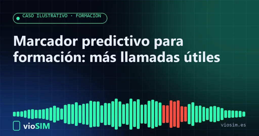 marcador predictivo para formación: caso ilustrativo de formación con VioSIM