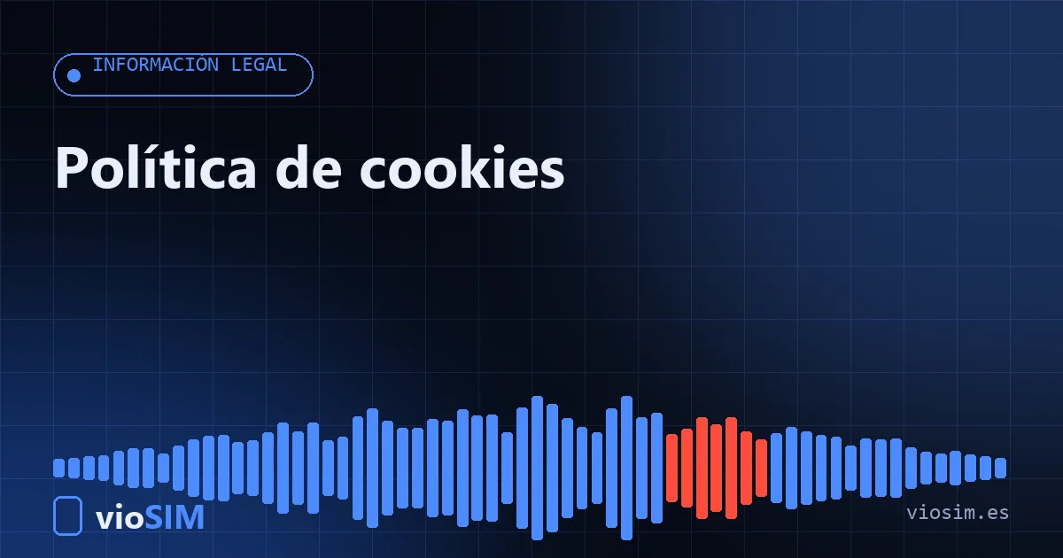 Política de cookies Política de cookies de VioSIM