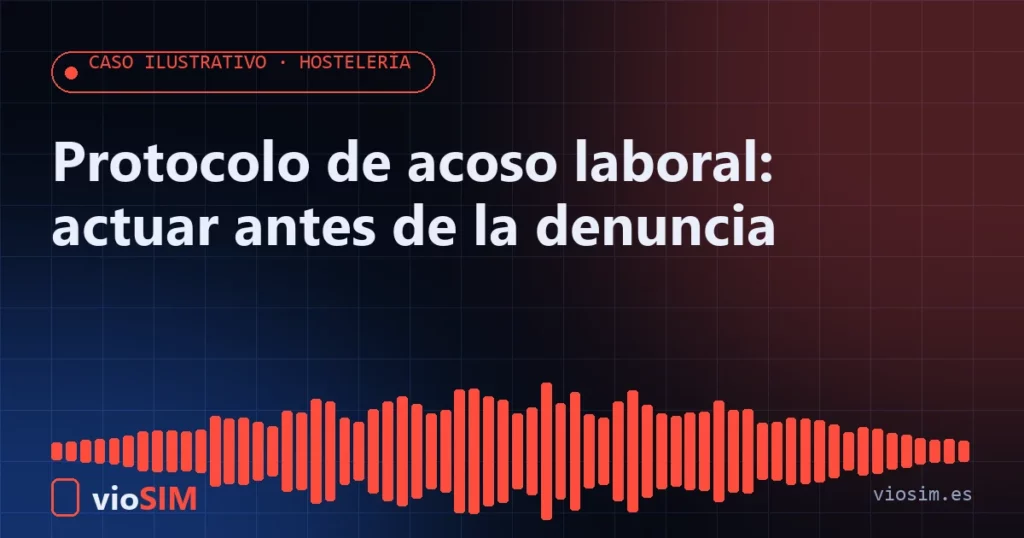 protocolo de acoso laboral: caso ilustrativo de hostelería con VioSIM